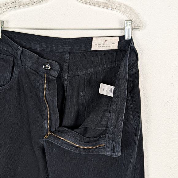 Prospective Flow Men's Black Herringbone Pants size 32 Made in USA - Picture 2 of 11